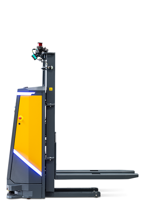 Technical Data: Autonomous high lift transport robot WEWO AGV Palletmover Standard by MOBILE ROBOTS.