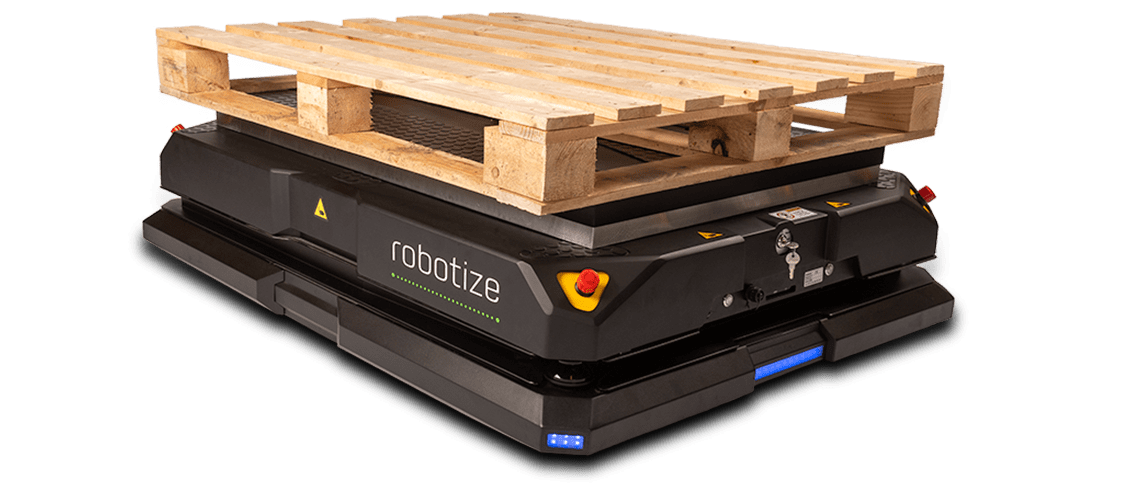 The "big brothers" of the GoPal P35: the autonomous pallet transporters from Robotize