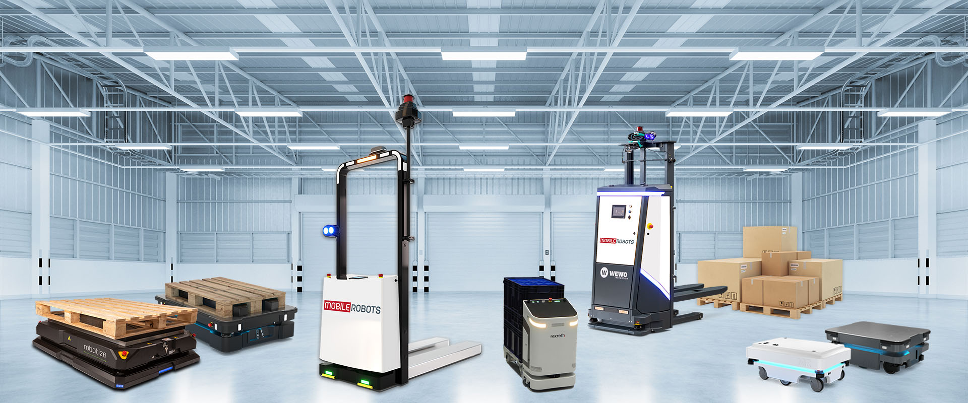 You will find automated guided vehicles for the automation of your intralogistics at MOBILE ROBOTS by DAHL Robotics, your integrator for autonomous mobile robots.