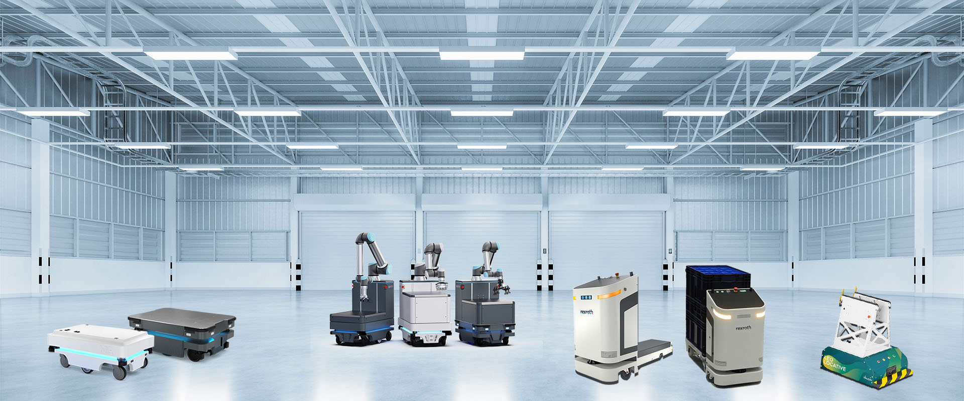 Find driverless transport systems for your intralogistic small parts & SLC transport at MOBILE ROBOTS by DAHL Robotics, your integrator for autonomous mobile robots.