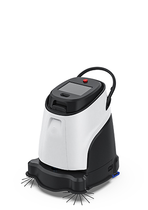 Der CleanLine Vac40 von mR MOBILE ROBOTS ermöglicht eine Automatisierung der betrieblichen Reinigungsprozesse.