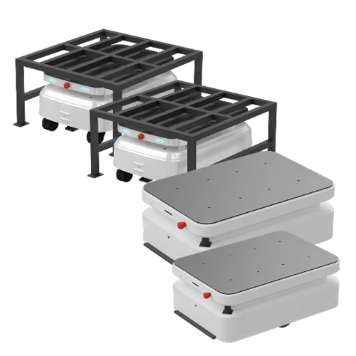 'TransportLine FlatLift' ist die dritte Grund-Variante der industrietauglichen autonomen Serviceroboter von mR MOBILE ROBOTS.