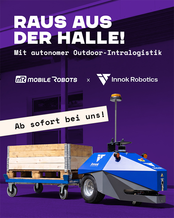 mR MOBILE ROBOTS startet eine neue Partnerschaft mit Innok Robotics