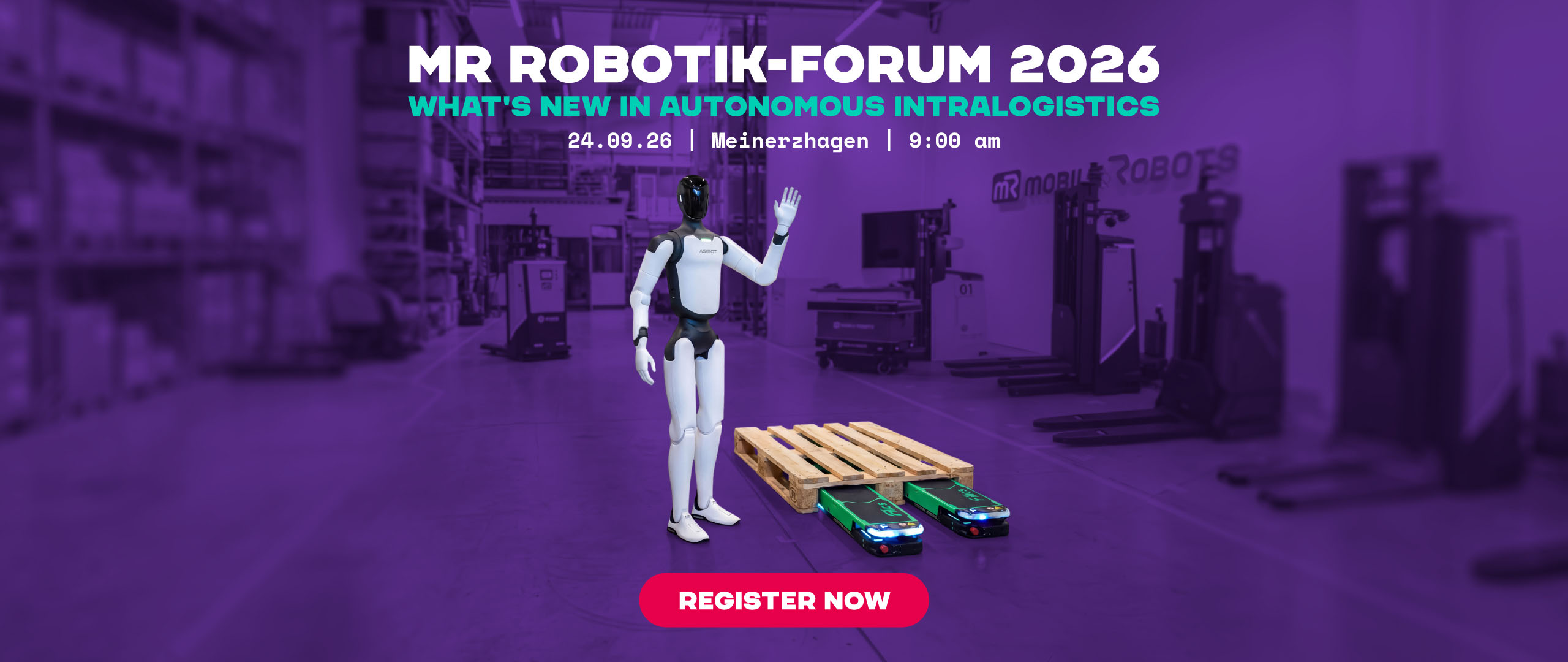 Meet our mR MOBILE ROBOTS experts for all your questions regarding intralogistics automation with AGVs.